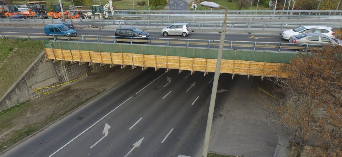 Hídfelújítások az M5-ös bevezetőn 2